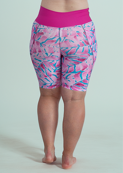 Māwhero Rau (Pink Fronds) - Running Short Pre Order