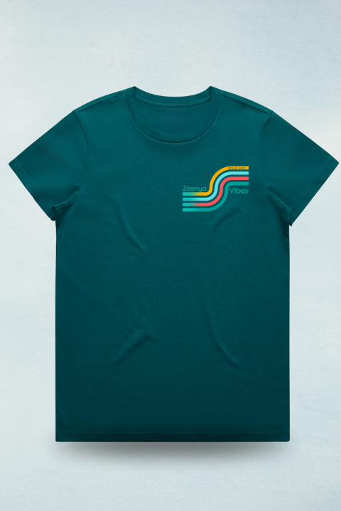 Zeenya Vibes Tee - Teal