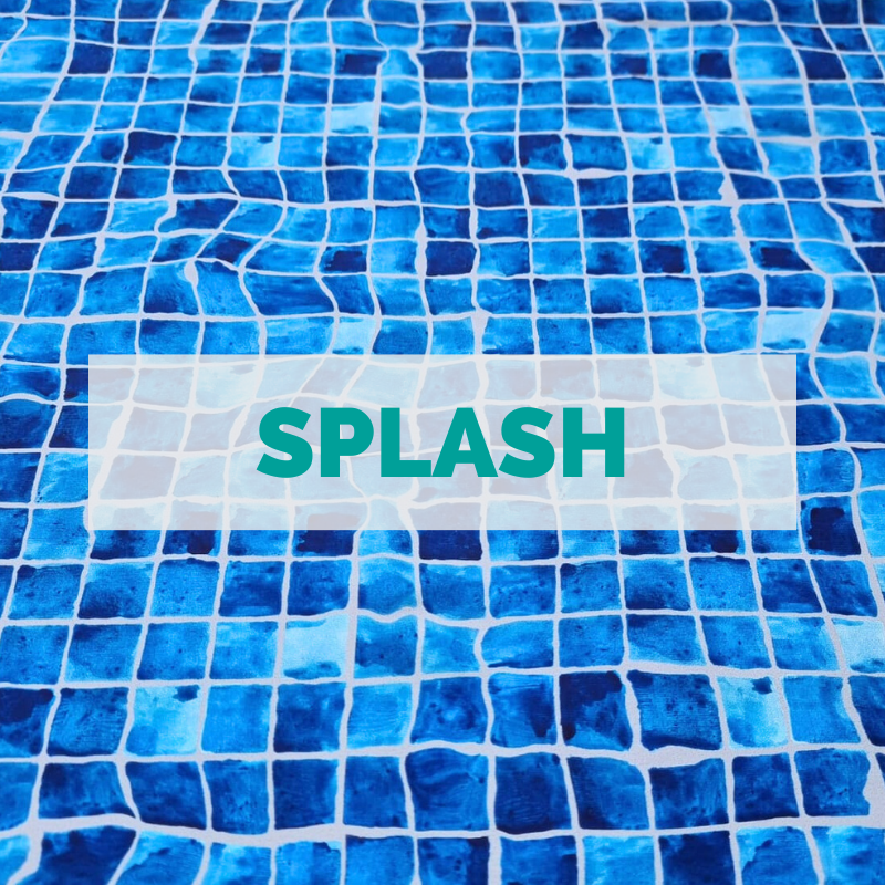 Splash + Navy - Splashback Singlet (Sold out)