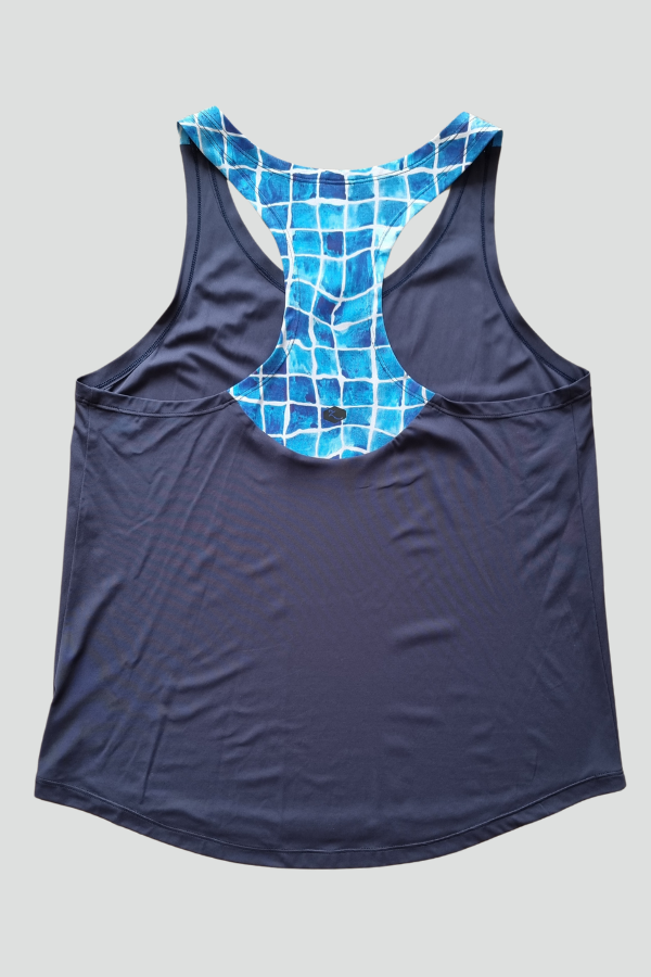 Splash + Navy - Splashback Singlet (Sold out)