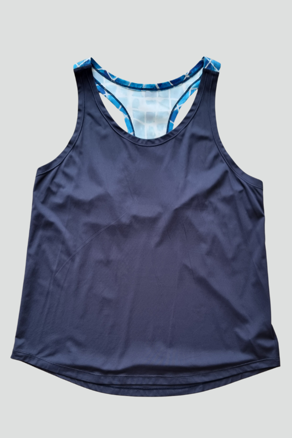 Splash + Navy - Splashback Singlet