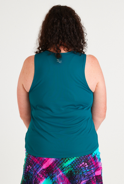 'New Release' Swift Singlet - Teal