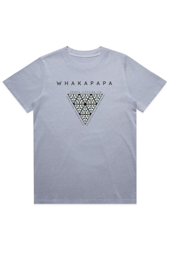 Whakapapa Oversized Tee (Faded Blue) - Special Edition