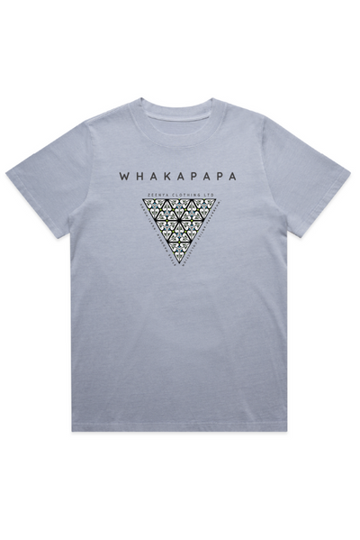 Whakapapa Oversized Tee (Faded Blue) - Special Edition