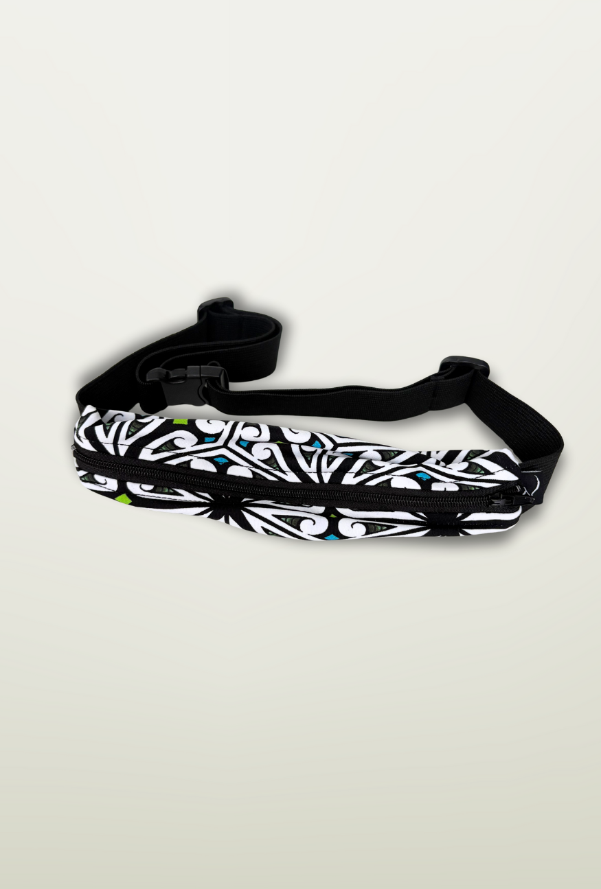 Maori Whakapapa design belt bag