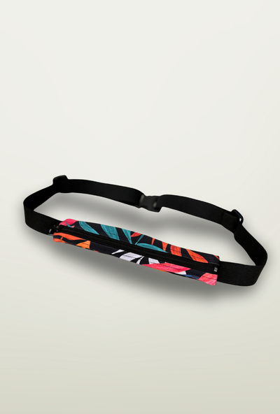 Belt bag with a wildshade colourful print